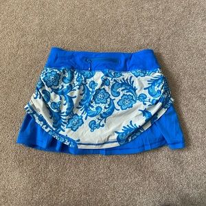 Floral Lululemon skirt or skort